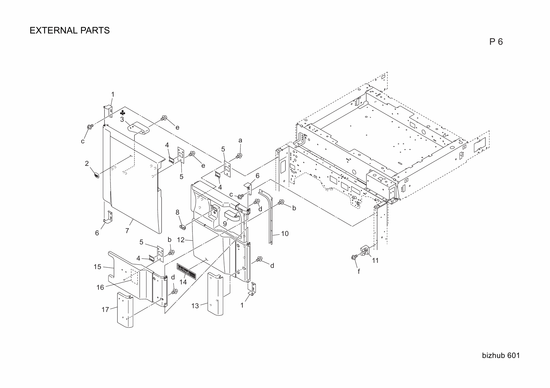 Konica-Minolta bizhub 601 Parts Manual-4